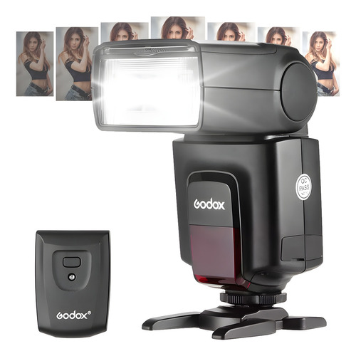 Flash Speedlite Godox Tt520 Universal P/cámara + Transmisor
