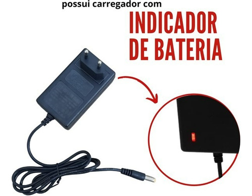 Motosserra A Bateria Importway 18v Guia De 12 Cor Laranja