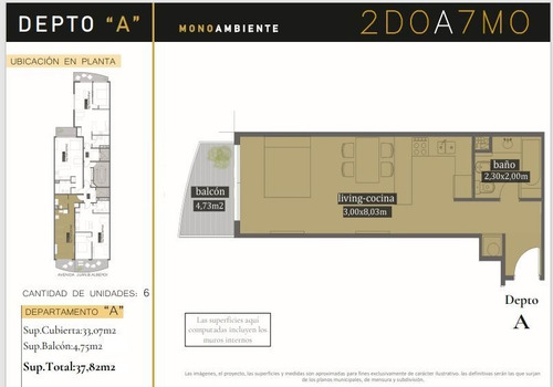Imagen 7 de 10 de Financiacion Monoambiente Frente Full Amenities