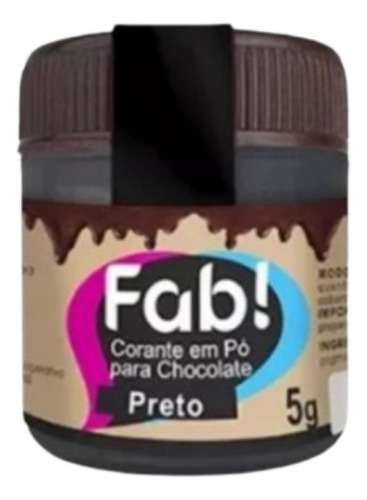 Colorante Fab Para Chocolate - Negro         (1333)