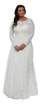 Comprar Vestido Plus Size Renda Casamento Festa 87 Longo Noiva Civil