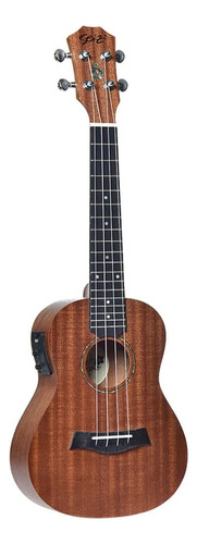 Ukulele Eletro-acústico Seizi Bali Concert Sapele