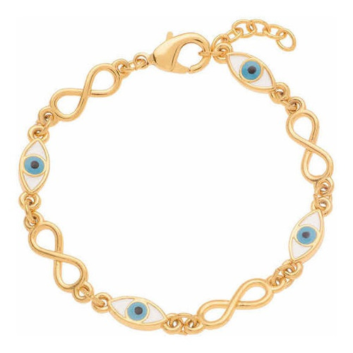 Pulsera Ojos Turcos Unidos Con Infinito Marca Nice