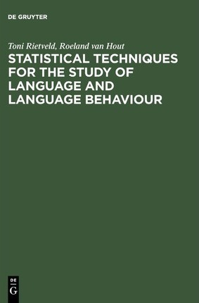 Libro Statistical Techniques For The Study Of Language An...