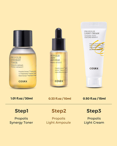 Conjunto De Cuidados Com A Pele Cosrx Honey Glow Com Tônico