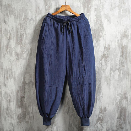 Pantalones Casuales De Estilo Coreano Para Hombre De Talla G