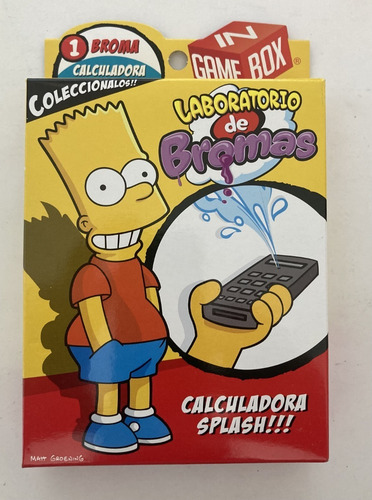Juego De Mesa: The Simpsons. Broma, Calculadora Splash !!!