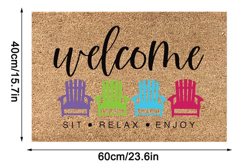 Rugs Summer Holiday Welcome Floor Doormat Style American Sty
