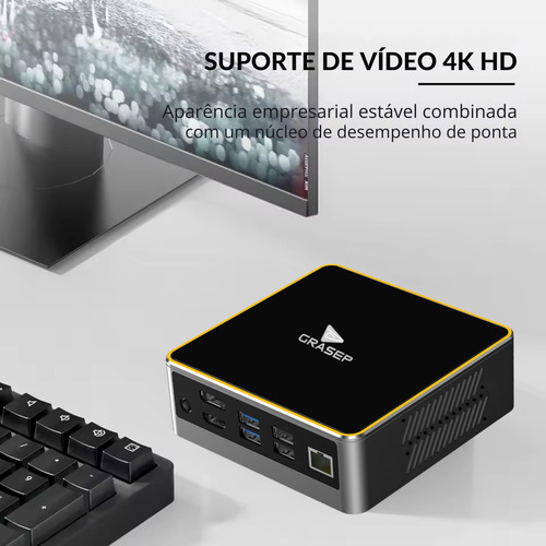 Mini Pc Desktop Cabe No Bolso Intel Core I5 Ssd 256 M.2 8gb