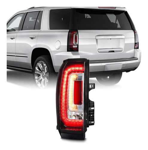 Para Gmc Yukon Xl Barra Tubo Led Correr Señal Freno Cromada