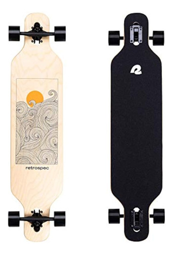 Retrospec Rift Drop-through Longboard Skateboard Completo | 