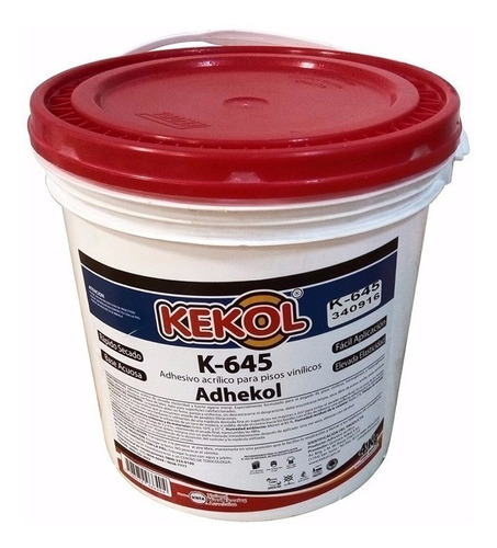  Adhesivo Acrílico Kekol K-645 1 Kg Base Acuosa Pisos