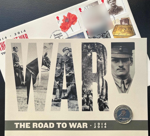 Moeda Selo 2 Pounds 2014 - O Caminho Da Grande Guerra (Usado)