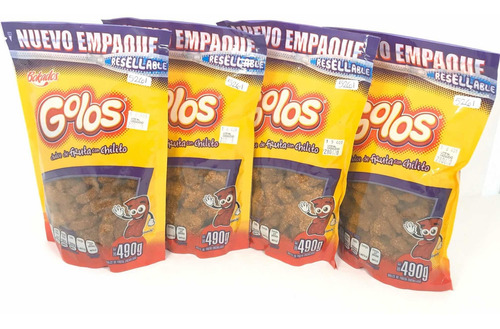 Imagen 1 de 4 de Golos Tamarindo Dulce Fruta Chile Bokados 4 Bolsas 500 Grs