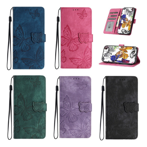 Funda Tipo Cartera De Piel Con Tapa For Motorola E40 E30 G9