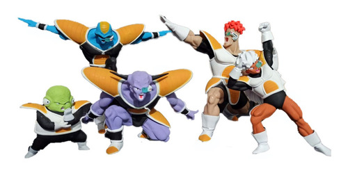 Dragon Ball Z Coleccion X 5 Figuras Fuerzas Ginyu + Obsequio