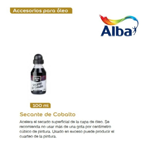 Secante De Cobalto Alba 100 Ml