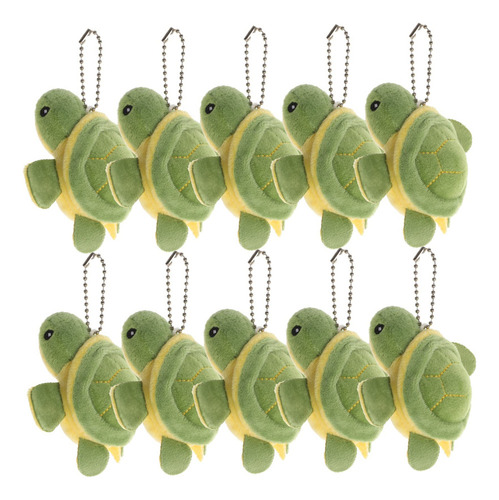 10 Piezas Pequeños Adornos De Tortuga Peluche De Tortuga