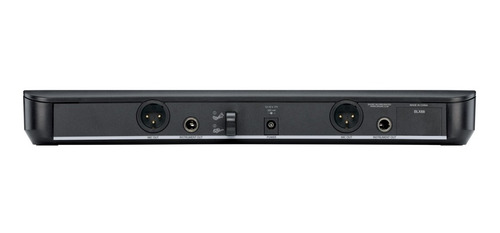 Shure Blx288/pg58-j11 Sistema Inalámbrico Con 2 Micrófonos Color Negro