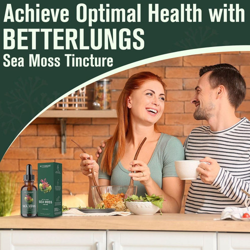 Suplemento Betterbrand Betterlungs Sea Moss Tincture Drops