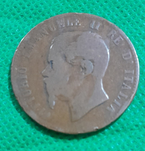 Moneda De 10 Centimos, Pais Italia. Año 1866