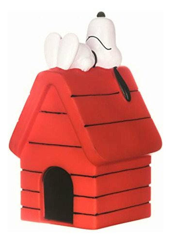 Peanuts Charlie Brown Snoopy On Dog House Vinyl Squeaker Dog