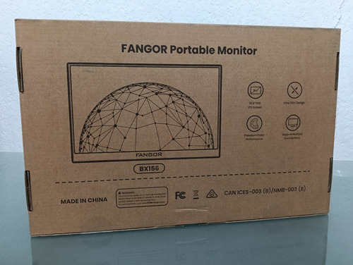 Monitor Portátil De Viaje Fhd 1080p De 15.6 Pulgadas L173 Negro