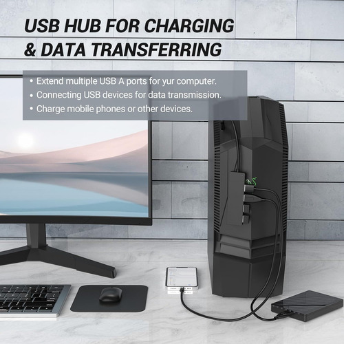 Hub Usb 3.0 Con 4 Puertos Usb 3.0
