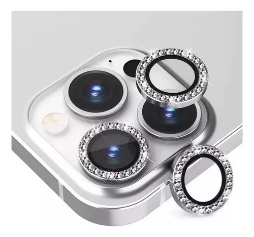 Vidrio Templado Camara Para iPhone 15 Pro Max Con Brillo