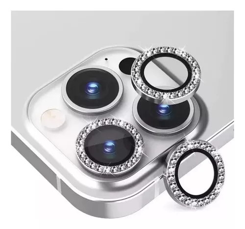 5 x Protector Pantalla Vidrio Templado para Lente de Camara iPhone