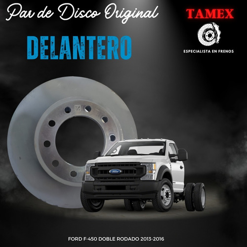 Par De Disco Original Delantero F-450 4x4 Doble Rodado 2014