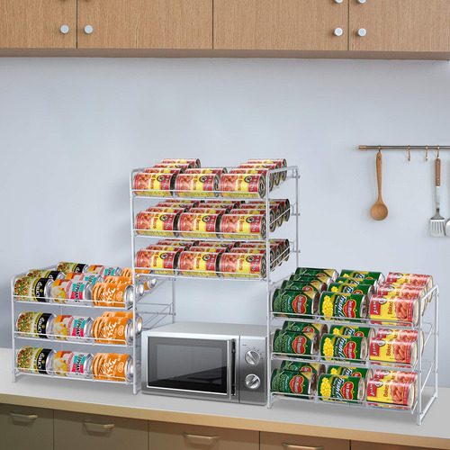Organizador De Latas Apilable Para Máximo 36 Latas En Cocina