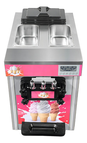 Máquina De Sorvete Expresso 3 Sabores Conservação Noturna 220V