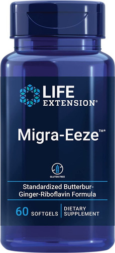 Life Extension Migra-eeze Alivio Del Dolor De Cabeza 60 Caps