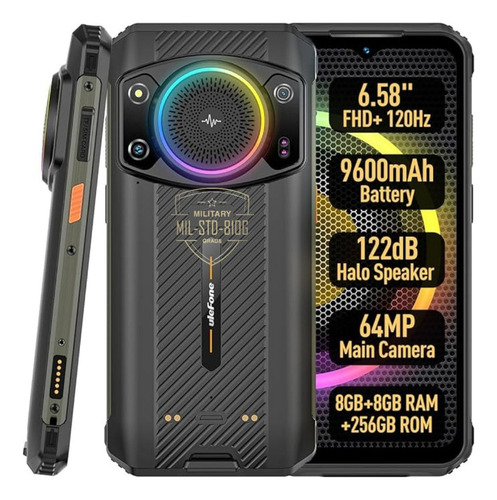 Celular Ulefone Armor 21 Todoterreno Resistente 256gb + 8gb Negro