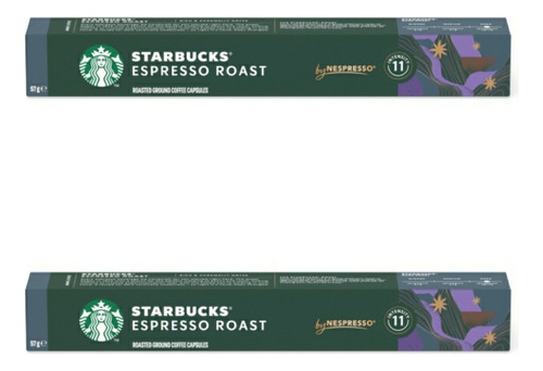 Cápsulas Nespresso Starbucks Espresso Roast C/ 20 Cápsulas