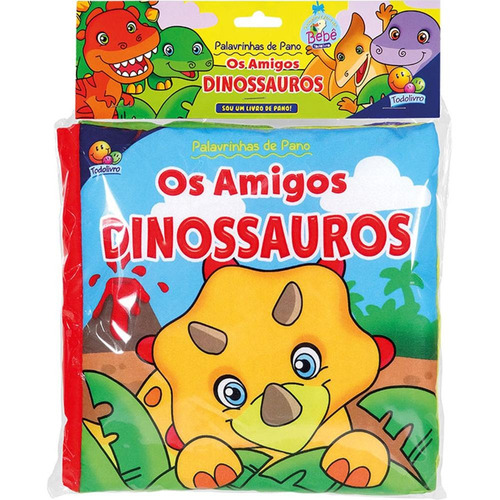 Palavrinhas de Pano II:Amigos Dinossauros,Os, de Edicart. Editora Todolivro Distribuidora Ltda. em português, 2016