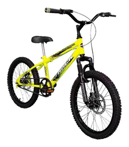 Bicicleta Freiodisco Track Bike Rittual Amarelo Neon Aro 20