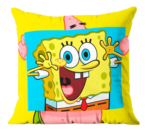 Cojín Bob Esponja Bromas - Providencia Color Multicolor Diseño De La Tela Liso