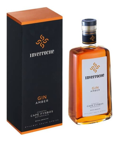 Inverroche Gin Amber South Africa Con Estuche Bostonmartin