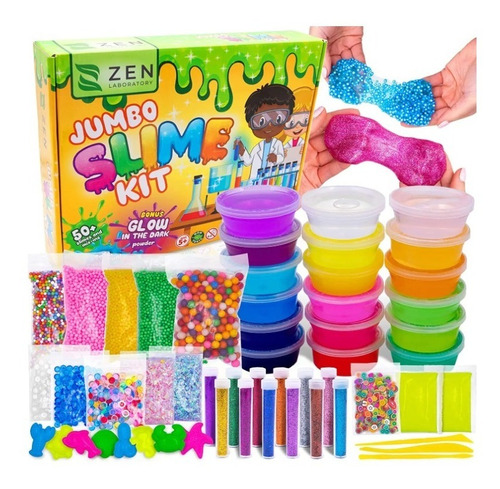 Kit Slime Niños Niñas Juguetes Jumbo Fabricacion Slime Kit