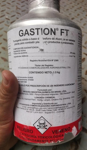 Imagen 2 de 3 de Fosfuro De Aluminio, Gastion Fosfamina