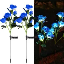Comprar . Luces Solares For Exteriores,2 Luces De Jardín De Flores
