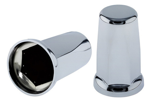 Cubre Tuerca Camion Hexagonal X10 Cromada Plastico Abs