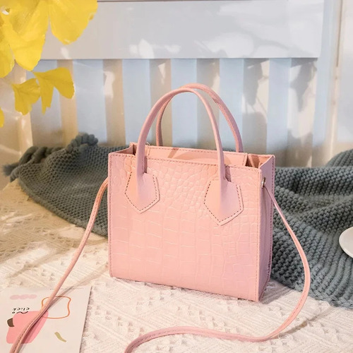 * Bolso Bandolera Con Hombro De Cocodrilo De Moda For Mujer