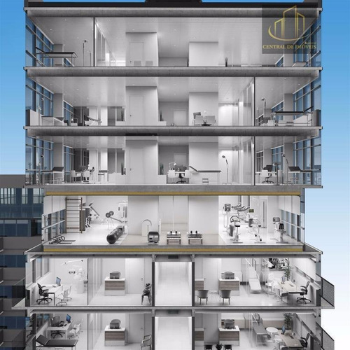 Imagem 6 de 15 de Medplex Santana Medical Center Sala À Venda, 36 M² Por R$ 495.000 - Santana - Porto Alegre/rs - Sa0048