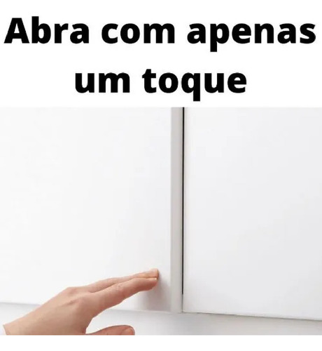 Pulsador Push Open Fecho Toque Magnético Porta Gaveta Móveis