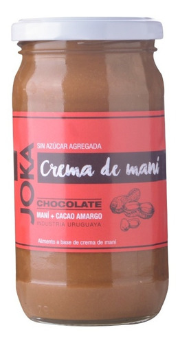 Crema De Maní-chocolate 350g Joka(mantequilla, Manteca,pasta