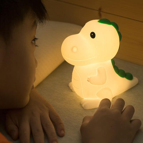 Qanyi Luz Nocturna De Dinosaurio Para Niños, Bonita Lámpa.