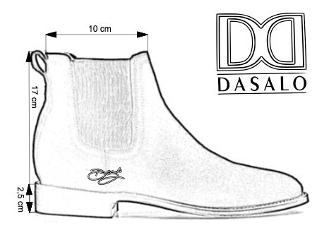 Botín Casual Dasalo Goodyear Welt 100% De Piel Para Hombre